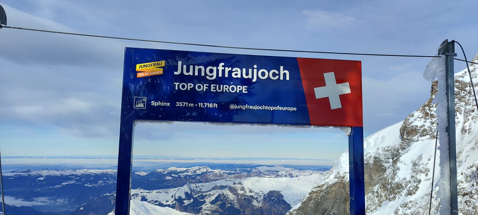 hiking switzerland in winter
